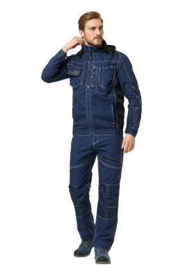 Куртка рабочая мужская летняя "Smart" цвет т.синий